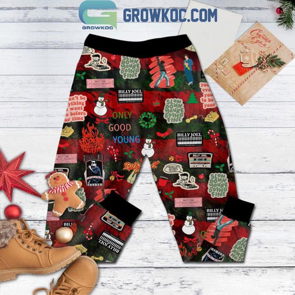 Billy Joel Only The Good Die Young Christmas Fleece Pajamas Set