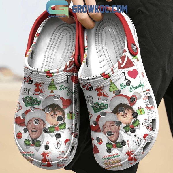 Bing Crosby White Christmas The Happiest Holidays Crocs Clogs