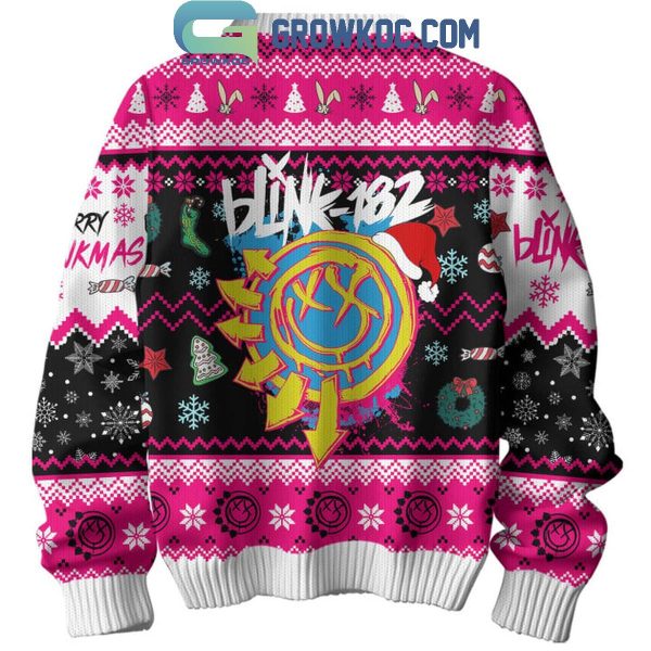 Blink-182 Be Merry Christmas Pop Punk Ugly Sweater