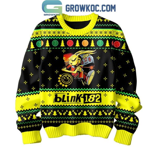 Blink-182 Emena Of The State Christmas Ugly Sweater