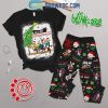 Ghost Santa Emeritus Is Coming To Town Christmas Fleece Pajamas Set