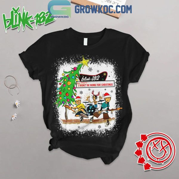 Blink-182 I Won’t Be Home For Christmas 2024 Fleece Pajamas Set