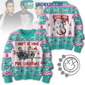 Blink-182 I Won’t Be Home For Christmas 2024 Happy Holidays Ugly Sweater