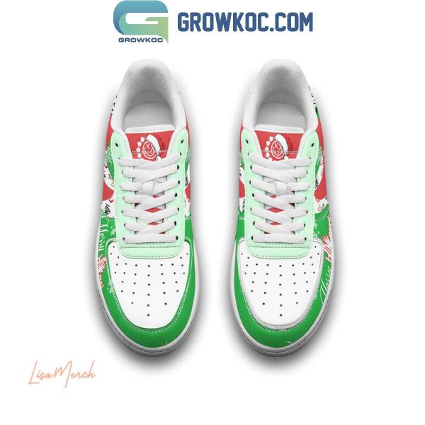 Blink-182 Merry Christmas Merry Blinkmas 2024 Air Force 1 Shoes