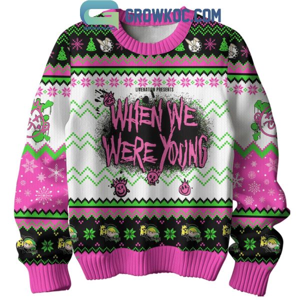 Blink-182 When We Were Young Christmas Ugly Sweater