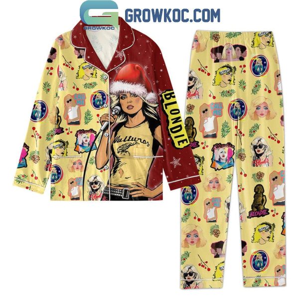 Blondie Call Me Merry Christmas Polyester Pajamas Set