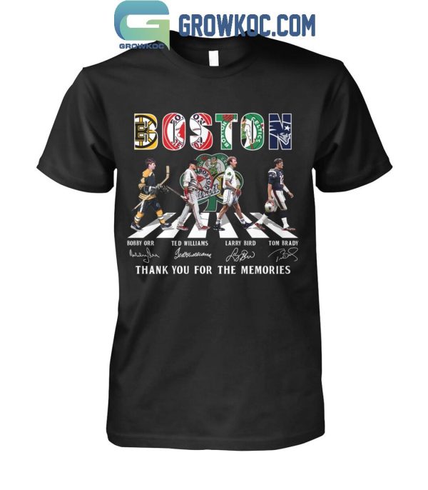 Boston Bruins Boston Red Sox Boston Celtics New England Patriots 2024 T-Shirt