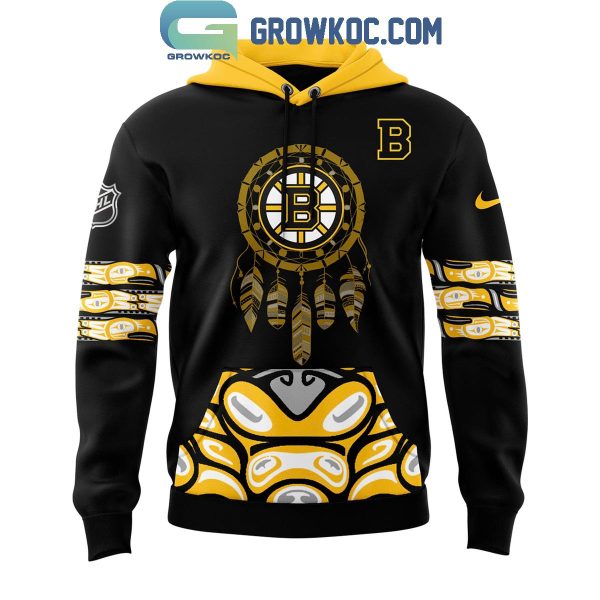 Boston Bruins Celebrating Native American Heritage Month 2024 Hoodie T-Shirt