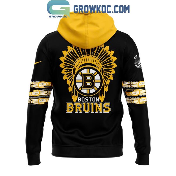 Boston Bruins Celebrating Native American Heritage Month 2024 Hoodie T-Shirt