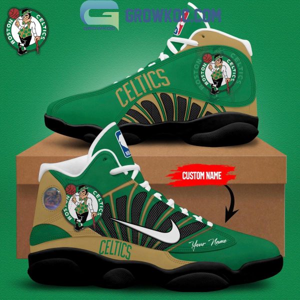 Boston Celtics Go Celtics 2024 Personalized Air Jordan 13 Shoes