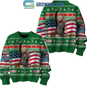 Bruce Springsteen Sing For The United States 2024 Christmas Ugly Sweater