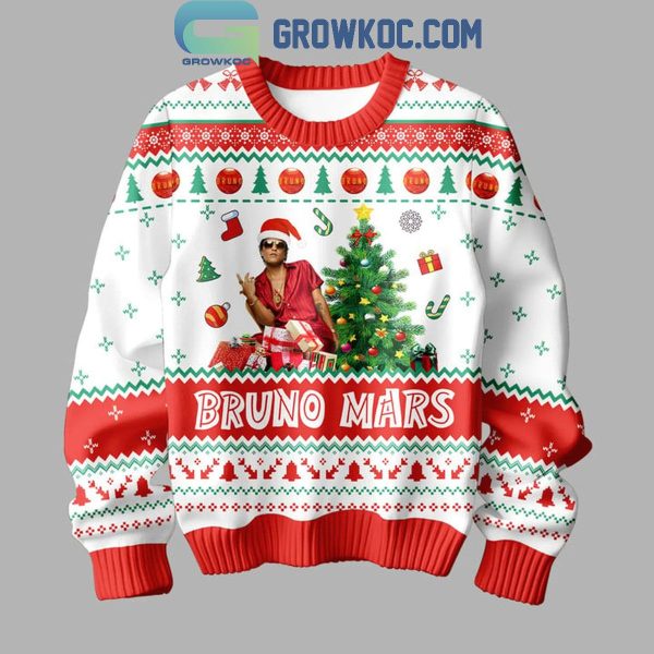 Bruno Mars 2024 Christmas Songs Ugly Sweater