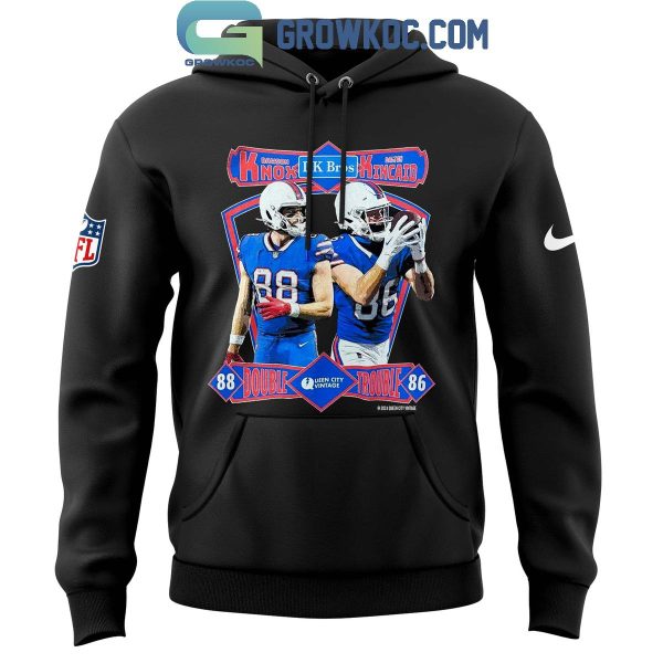 Buffalo Bills Dawson Knox And Dalton Kincaid Double Trouble Hoodie T-Shirt