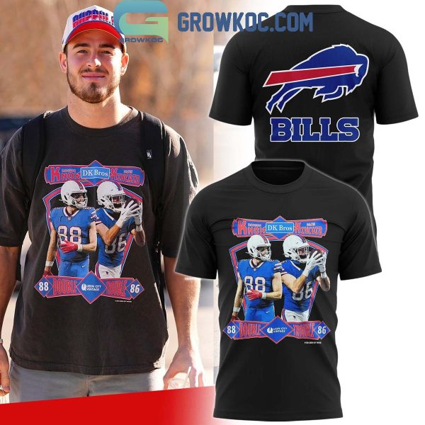 Buffalo Bills Dawson Knox And Dalton Kincaid Double Trouble Hoodie T-Shirt