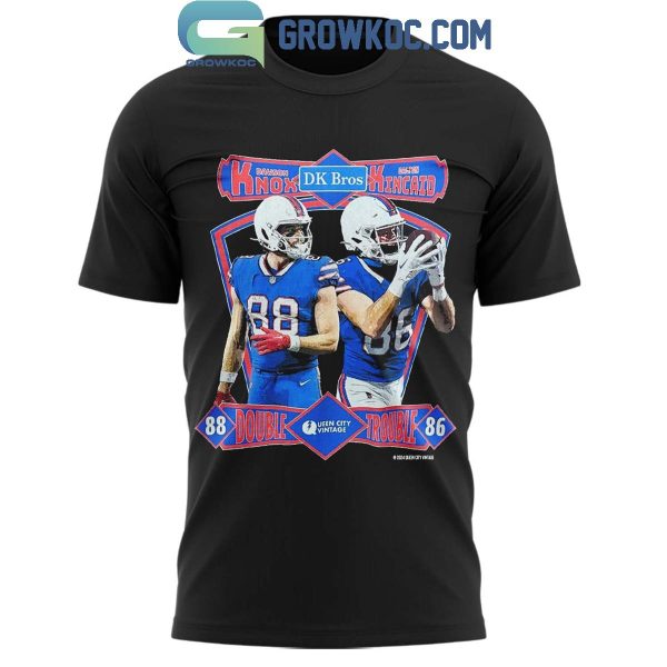 Buffalo Bills Dawson Knox And Dalton Kincaid Double Trouble Hoodie T-Shirt