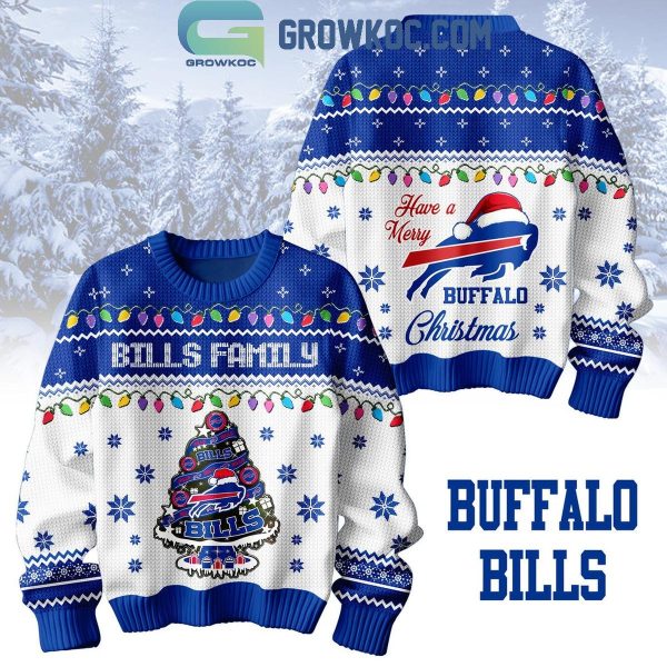 Buffalo Bills Family Have A Merry Christmas 2024 Ugly Sweater