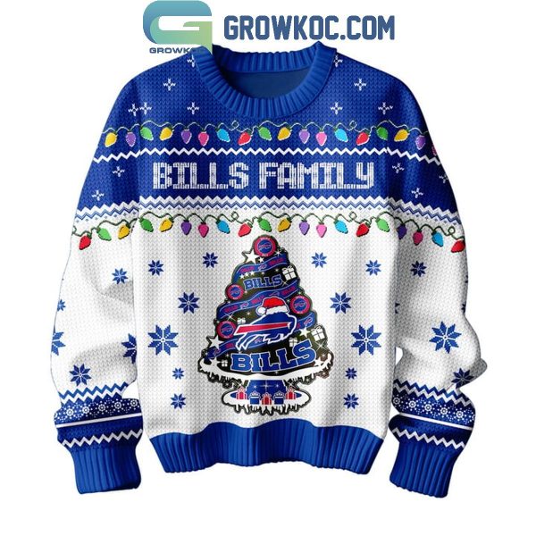 Buffalo Bills Family Have A Merry Christmas 2024 Ugly Sweater