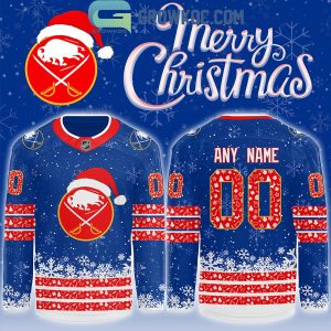 Buffalo Sabres Celebrating Christmas Holidays 2024 Personalized Hockey Jersey