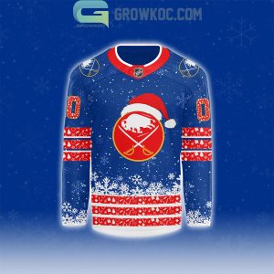 Buffalo Sabres Celebrating Christmas Holidays 2024 Personalized Hockey Jersey