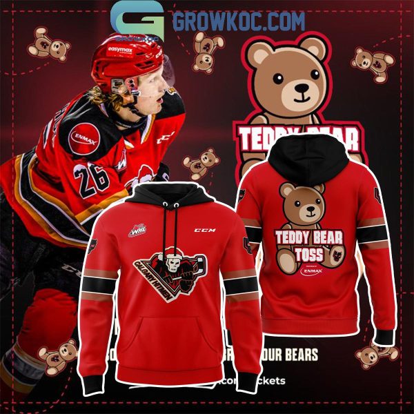 Calgary Hitmen Teddy Bear Toss 2024 Hoodie T-Shirt