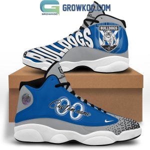 Canterbury Bulldogs Mighty Bulldogs Personalized Air Jordan 13 Shoes