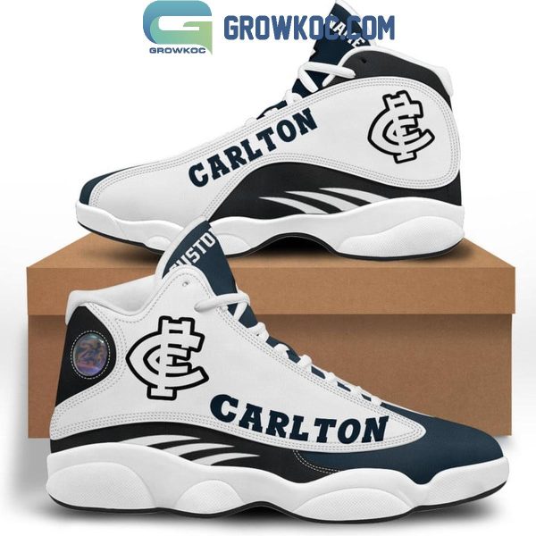 Carlton Blues Football Club AFL Personalized 2024 Air Jordan 13 Shoes