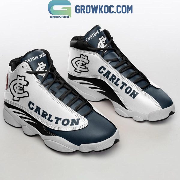 Carlton Blues Football Club AFL Personalized 2024 Air Jordan 13 Shoes