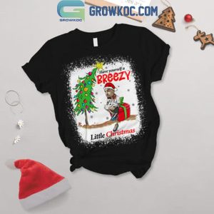 Chris Brown Have Yourself A Breezy Little Christmas Fleece Pajamas Set