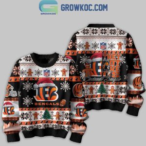 Cincinnati Bengals They Not Like Us Christmas Happy Holidays Ugly Sweater