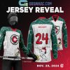 Cardiff Devils 2024 Merry Christmas Personalized Hockey Jersey