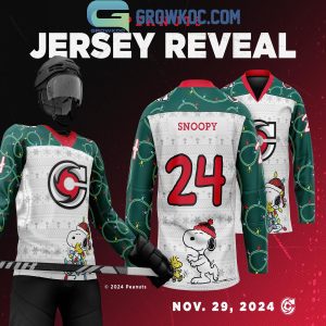 Cincinnati Cyclones Collaboration With Snoopy Peanuts 2024 Hockey Jersey