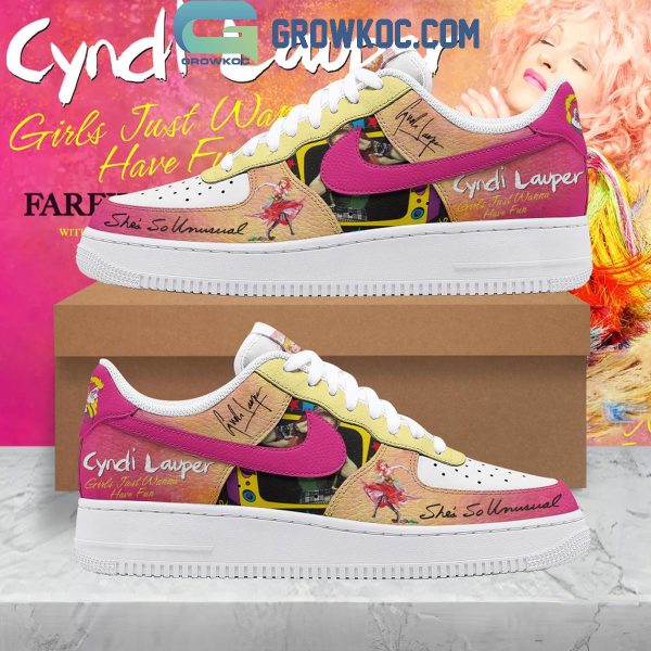 Cindy Lauper Girl Just Want To Have Fun 2024 Trip Air Force 1 Shoes