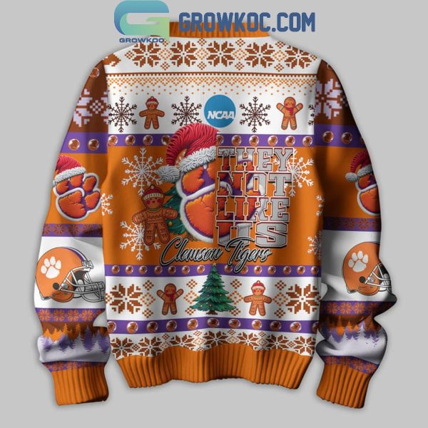 Clemson Tigers Football They Not Like Us Christmas Ugly Sweater