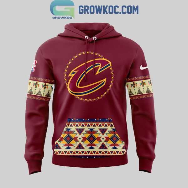 Cleveland Cavaliers Let’s Celebrate 2024 Native American Heritage Hoodie T-Shirt