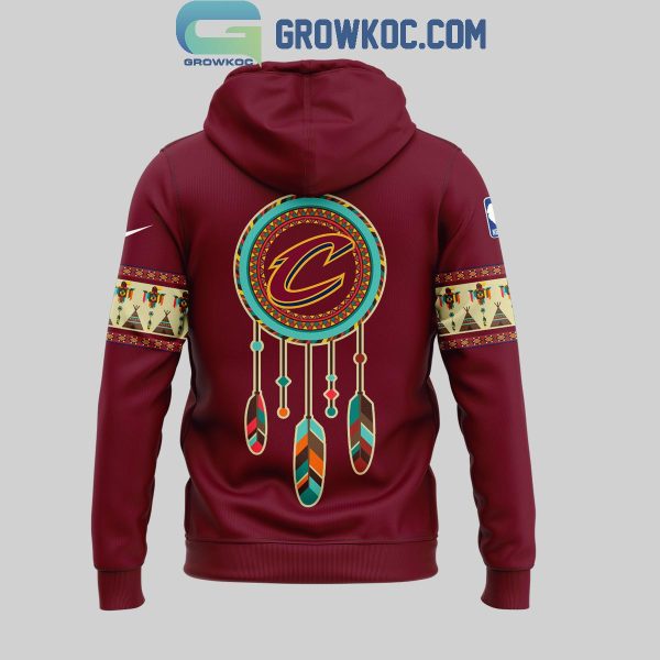 Cleveland Cavaliers Let’s Celebrate 2024 Native American Heritage Hoodie T-Shirt