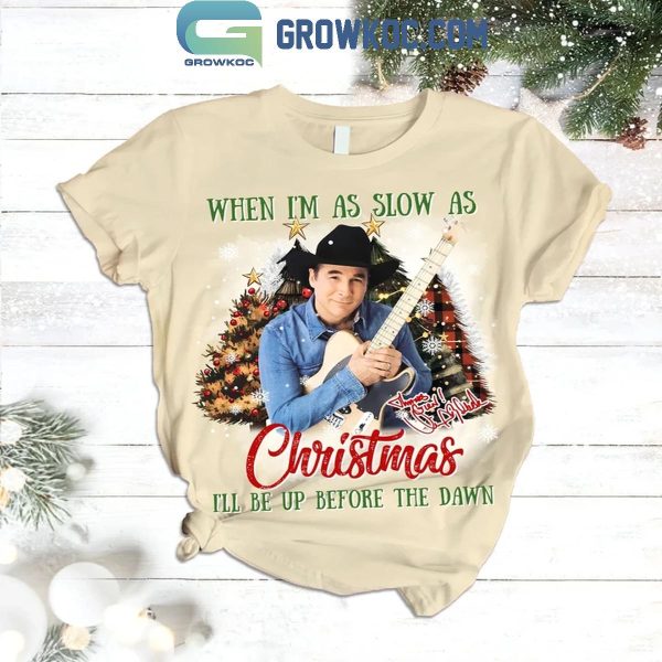 Clint Black I’ll Be Up Before The Dawn Christmas Fleece Pajamas Set