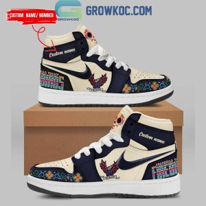 Coachella Valley Firebirds Dia De Los Muertos Personalized Air Jordan 1 Shoes