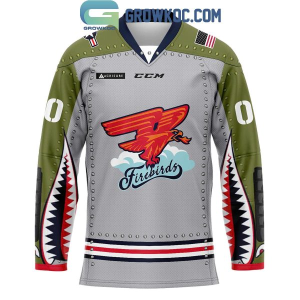 Coachella Valley Firebirds Military Apprecation 2024 Personalized Hockey Jersey