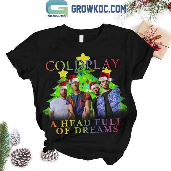 Coldplay Christmas A Head Full Of Dreams 2024 Fleece Pajamas Set