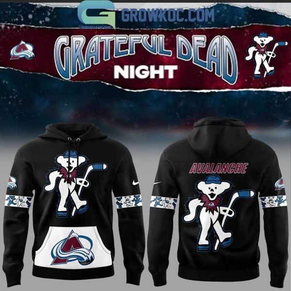 Colorado Avalanche Hockey Team The Memories Of Grateful Dead Night Hoodie T-Shirt