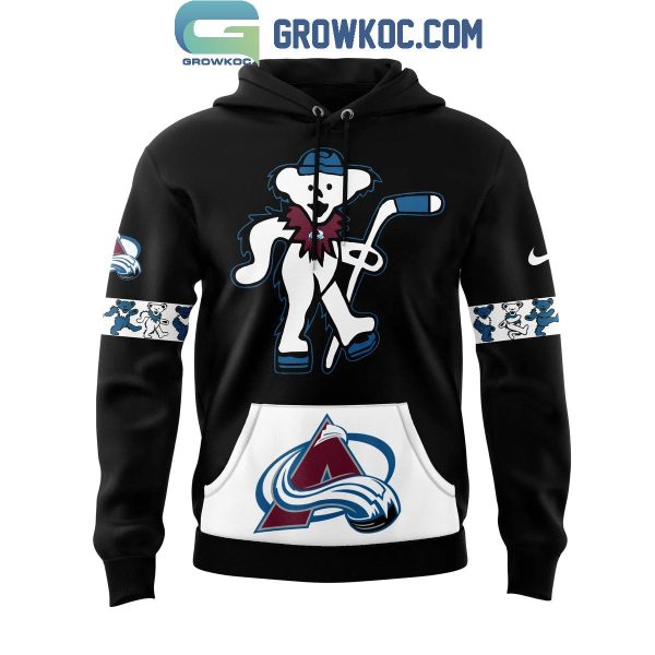 Colorado Avalanche Hockey Team The Memories Of Grateful Dead Night Hoodie T-Shirt