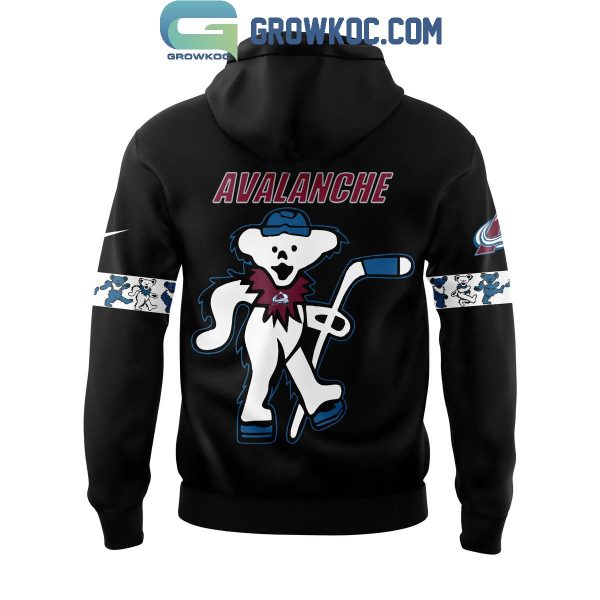 Colorado Avalanche Hockey Team The Memories Of Grateful Dead Night Hoodie T-Shirt