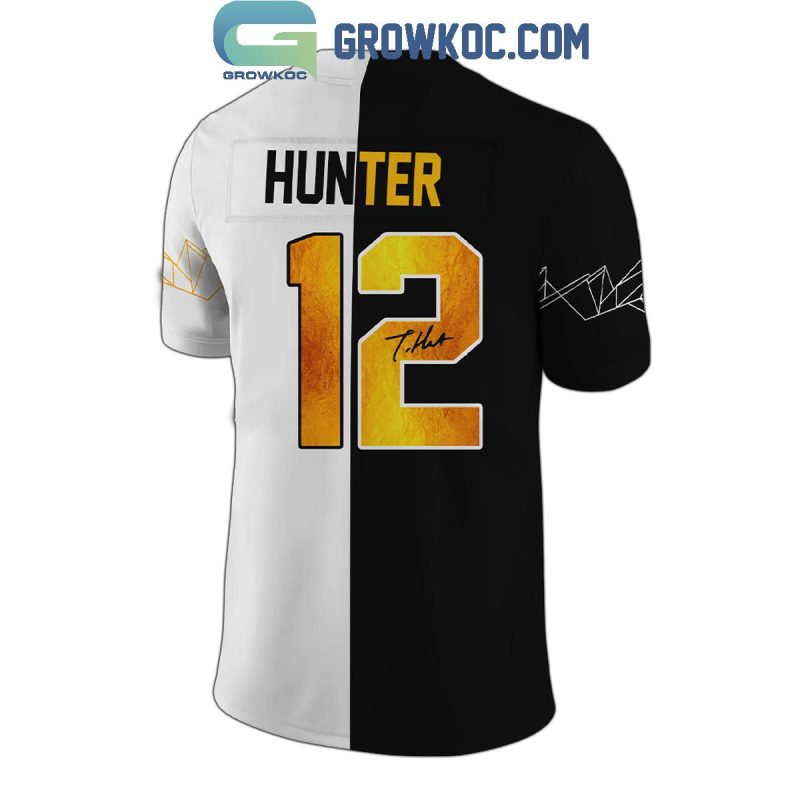 Colorado Buffaloes 2024 Black x White Travis Hunter Football Jersey