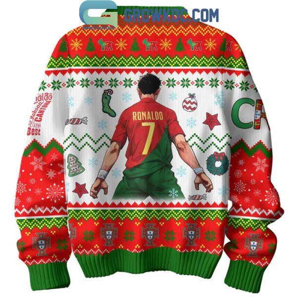 Cristiano Ronaldo All I Want For Christmas Is Siu 2024 Ugly Sweater