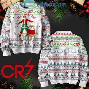 Cristiano Ronaldo CR7 Is All I Want For Christmas Holidays 2024 Ugly Sweater