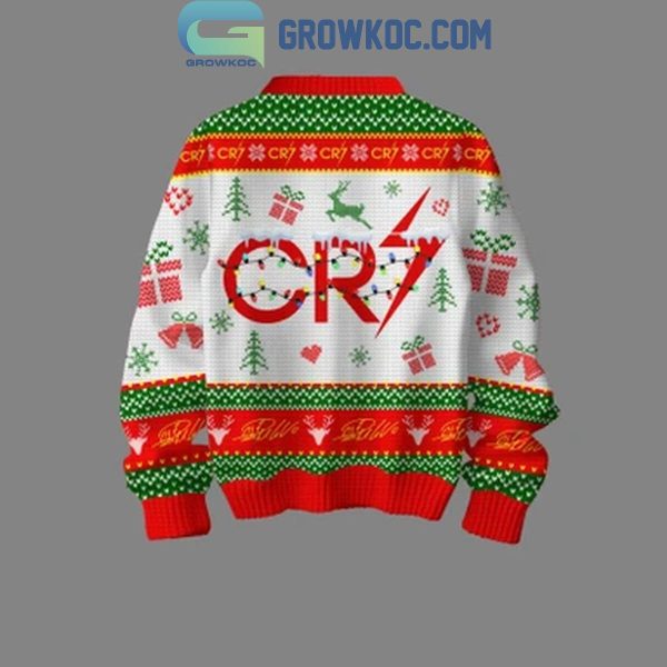 Cristiano Ronaldo CR7 Siuu Is All I Want For Christmas 2024 Ugly Sweater