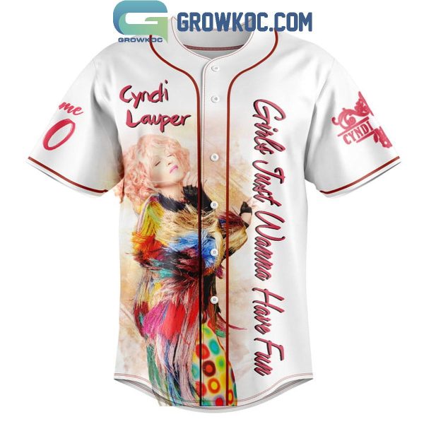 Cyndi Lauper That’s What A Thing Farewell Tour 2024 Personalized Baseball Jersey