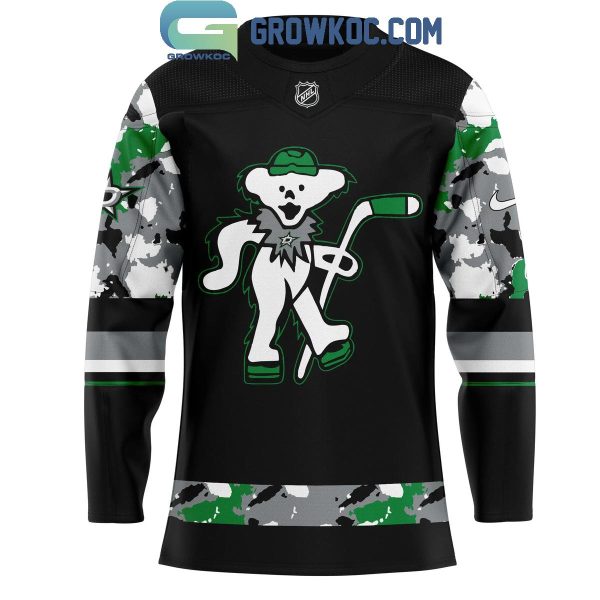 Dallas Stars Grateful Dead Night The Memories Of Dead Night Hockey Jersey