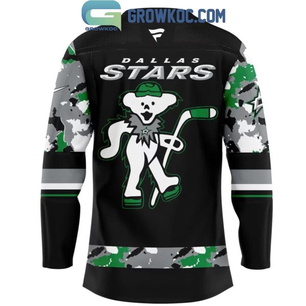 Dallas Stars Grateful Dead Night The Memories Of Dead Night Hockey Jersey