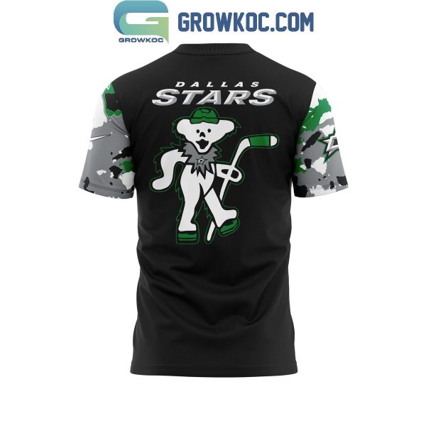 Dallas Stars Grateful Dead Night The Memories Of Dead Night Hoodie T-Shirt